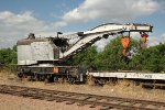 DRGW 10300, ex D&SL 150-ton crane, and DRGW X-3317 at Burnham Shop